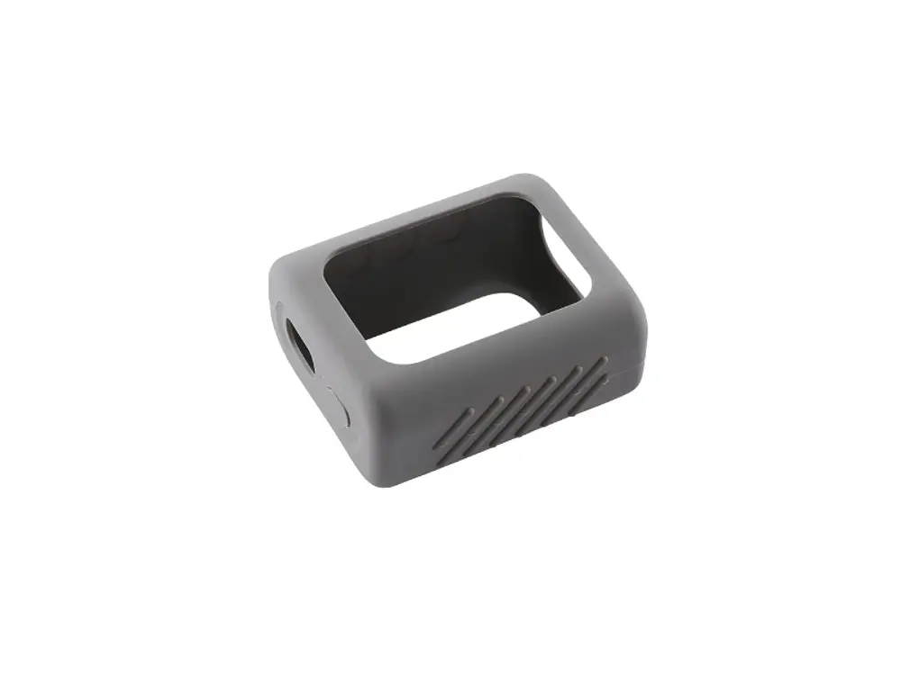 Funda Protectora De Silicona Para Parlante Jbl Go 3 + Gancho, Color Gris 1