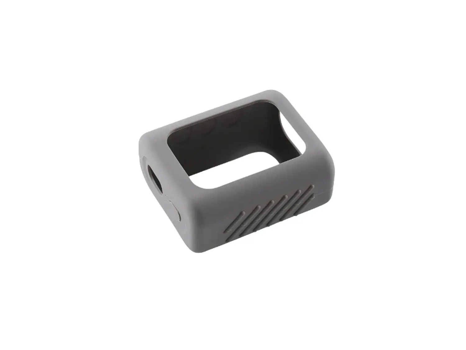 Funda Protectora De Silicona Para Parlante Jbl Go 3 + Gancho, Color Gris 1