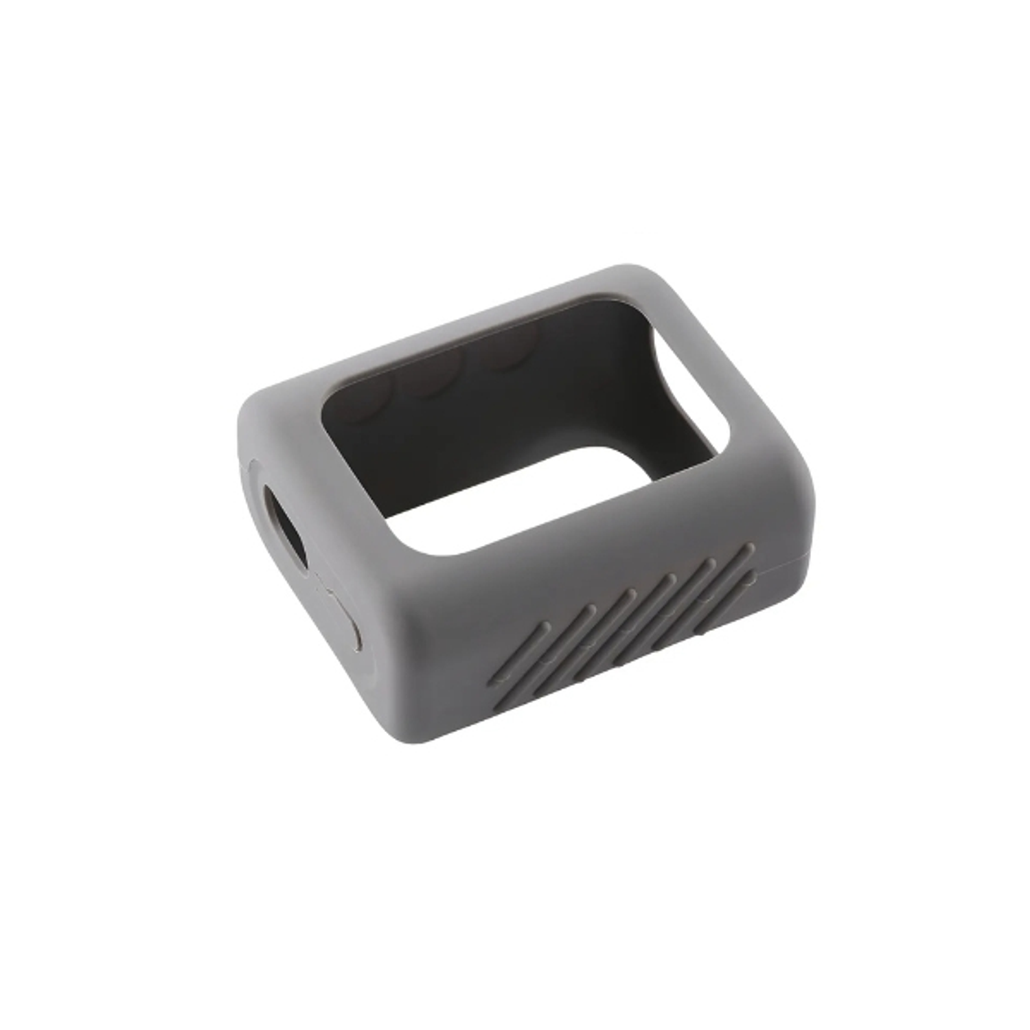 Funda Protectora De Silicona Para Parlante Jbl Go 3 + Gancho, Color Gris 1