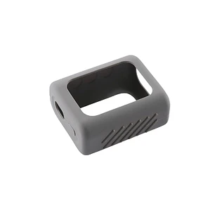 Funda Protectora De Silicona Para Parlante Jbl Go 3 + Gancho, Color Gris