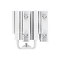 Cooler CPU Segotep FZ6 PRO, AM5, LGA1851, Color Blanco - Miniatura 5