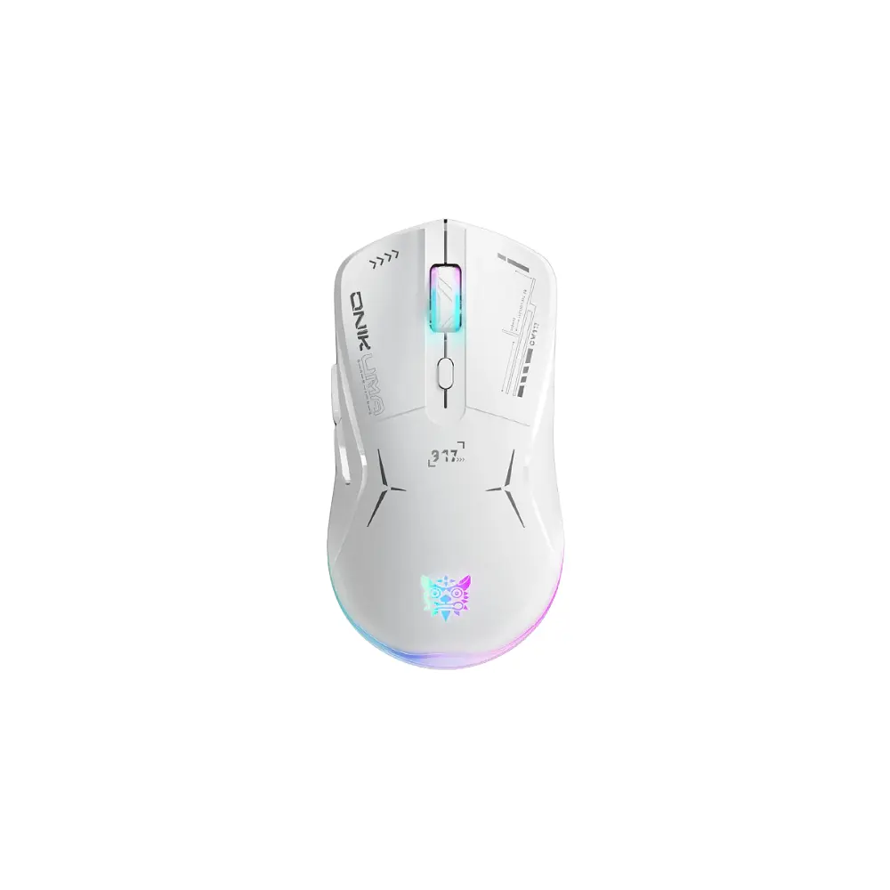 Mouse Gamer Inalámbrico Onikuma CW917, Color Blanco 1