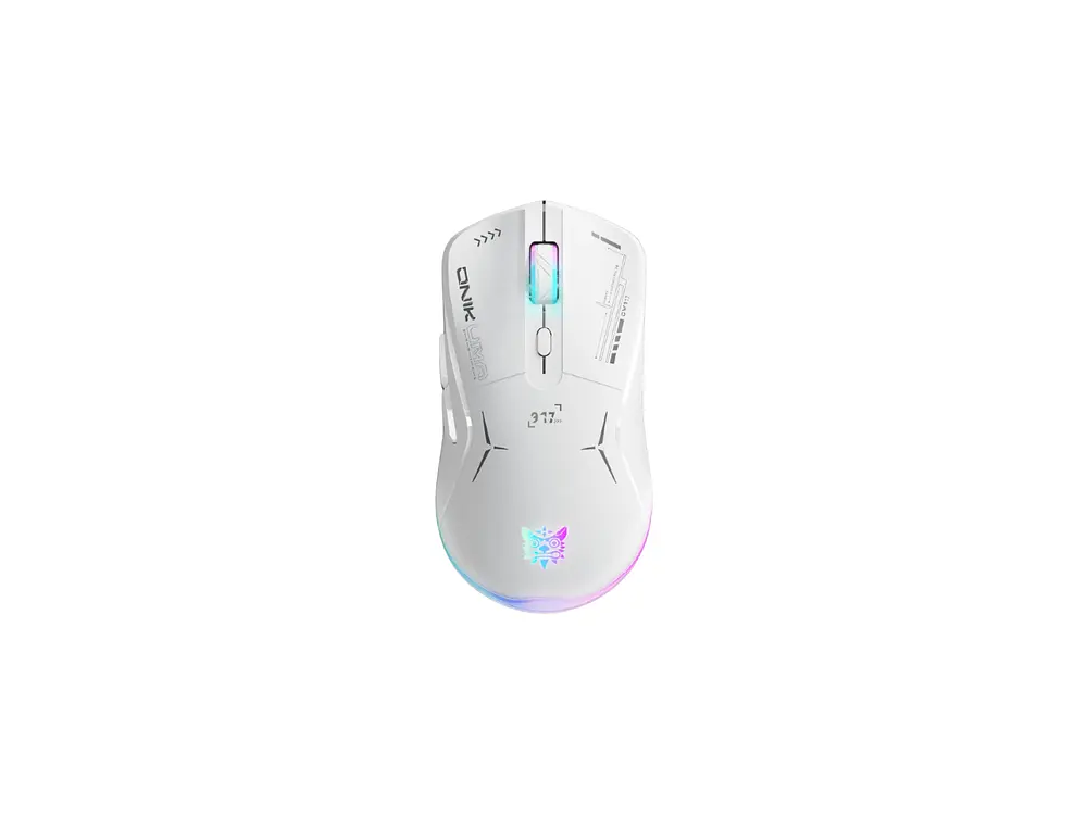 Mouse Gamer Inalámbrico Onikuma CW917, Color Blanco 1