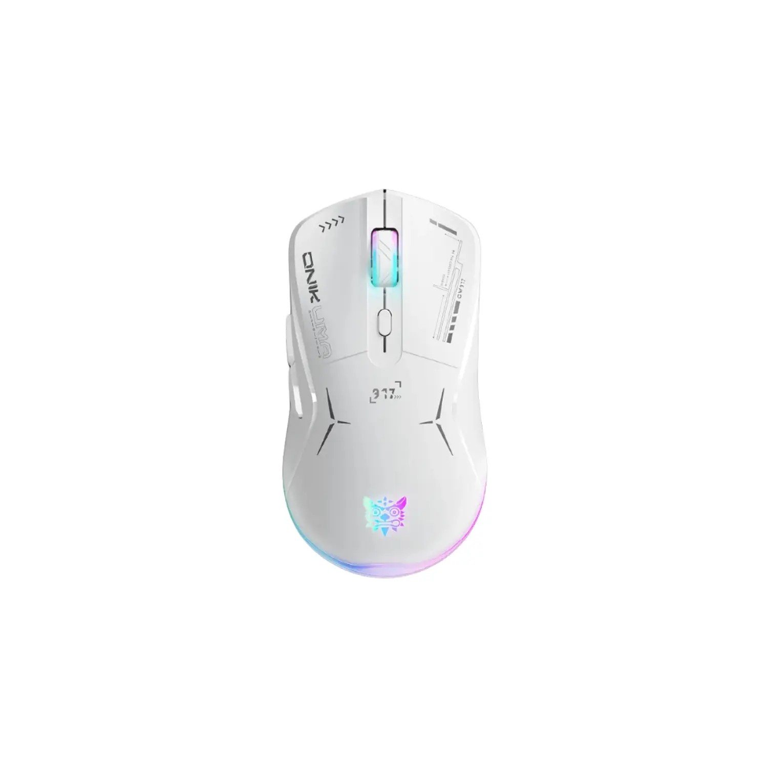 Mouse Gamer Inalámbrico Onikuma CW917, Color Blanco 1