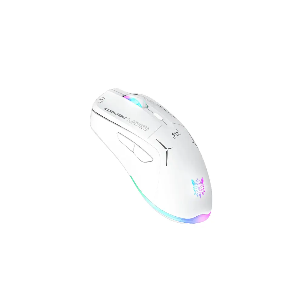Mouse Gamer Inalámbrico Onikuma CW917, Color Blanco 2