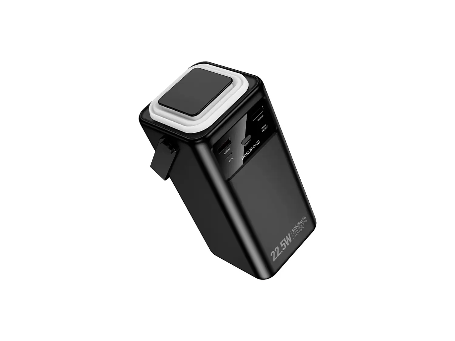 PowerBank Borofone BJ65A 50.000 mAh con Lámpara, Color Negro, 22.5W, PD20W 3