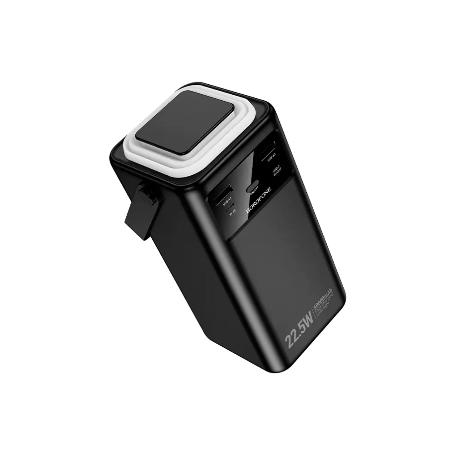 PowerBank Borofone BJ65A 50.000 mAh con Lámpara, Color Negro, 22.5W, PD20W 3