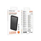 PowerBank Borofone BJ80 10.000 mAh, Color Negro, 22.5W, PD20W - Miniatura 3