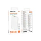 PowerBank Borofone BJ80 10.000 mAh, Color Blanco, 22.5W, PD20W - Miniatura 3