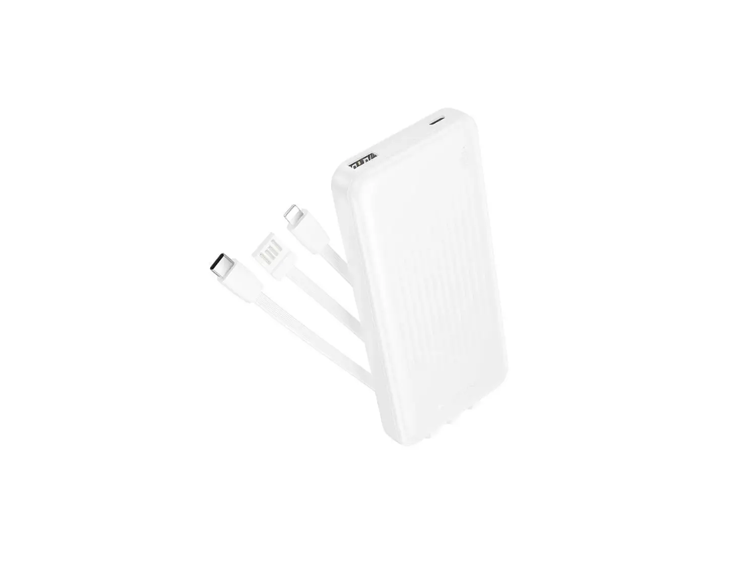 PowerBank Borofone BJ79 Ultra Delgada 10.000 mAh, Color Blanco 1