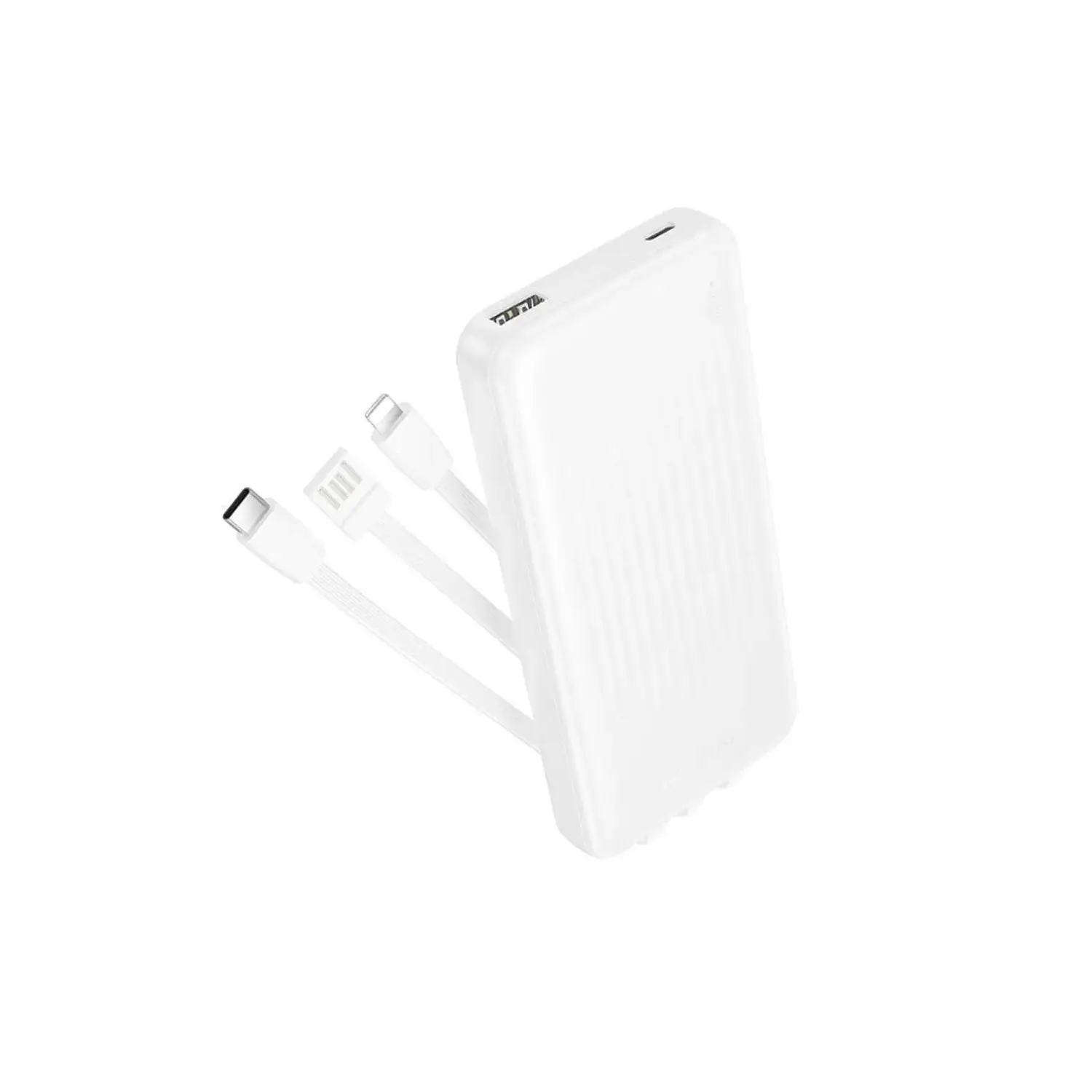 PowerBank Borofone BJ79 Ultra Delgada 10.000 mAh, Color Blanco 1