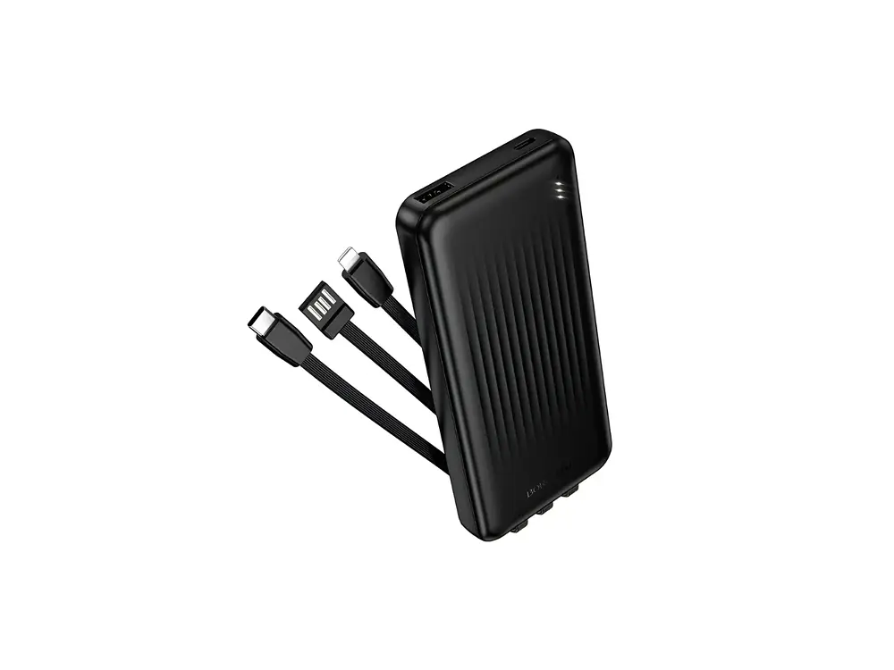 PowerBank Borofone BJ79 Ultra Delgada 10.000 mAh, Color Negro 1