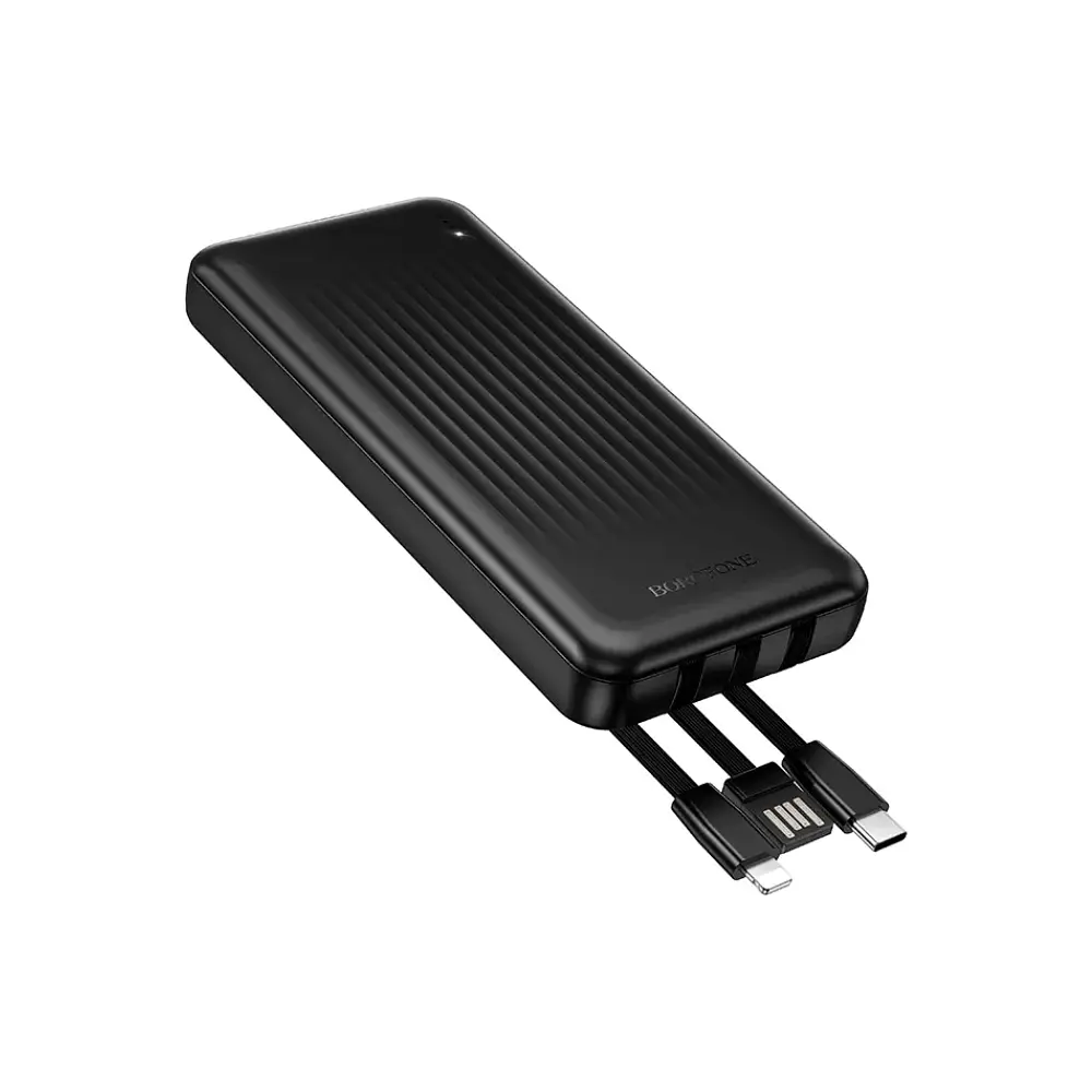PowerBank Borofone BJ79 Ultra Delgada 10.000 mAh, Color Negro 2