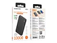 PowerBank Borofone BJ56 10.000 mAh, Color Negro, 22.5W, PD20W - Miniatura 3