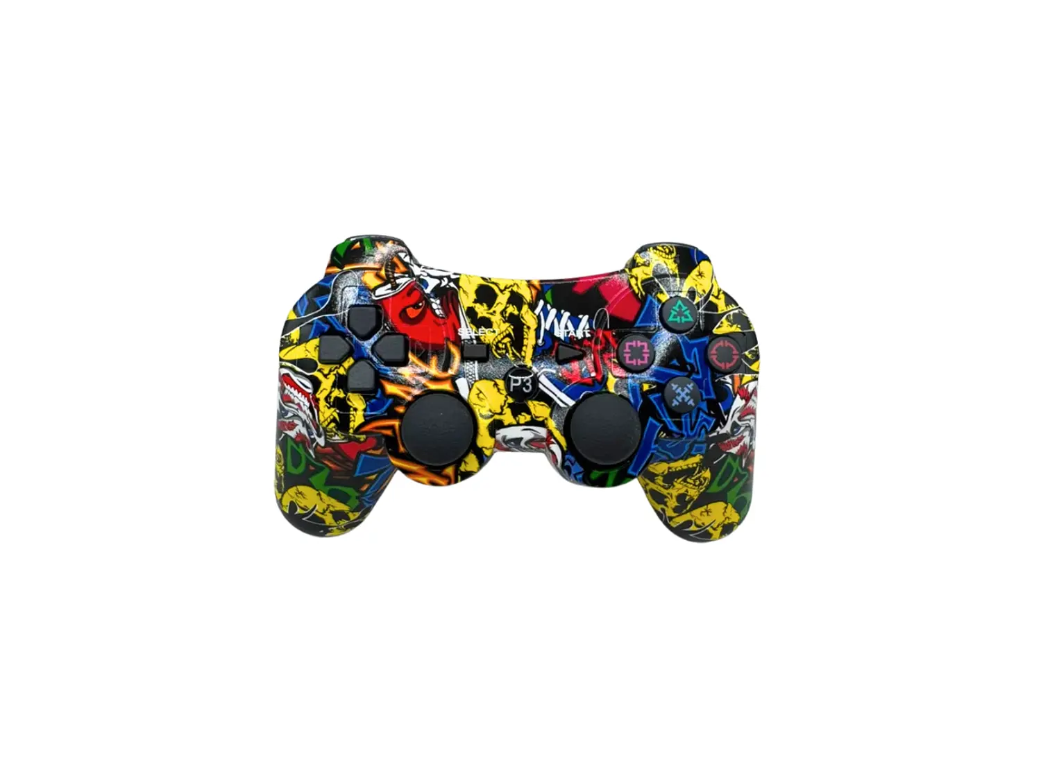 Control Panther Ps3 ,Bluetooth, Color Grafiti Skull 1