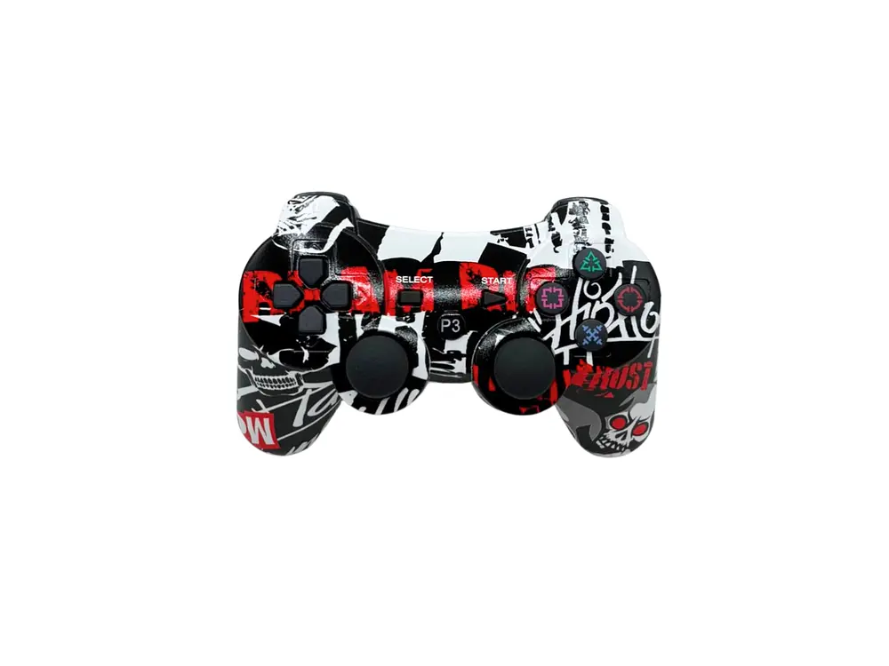 Control Panther Ps3 ,Bluetooth, Color Grefiti Rojo 1