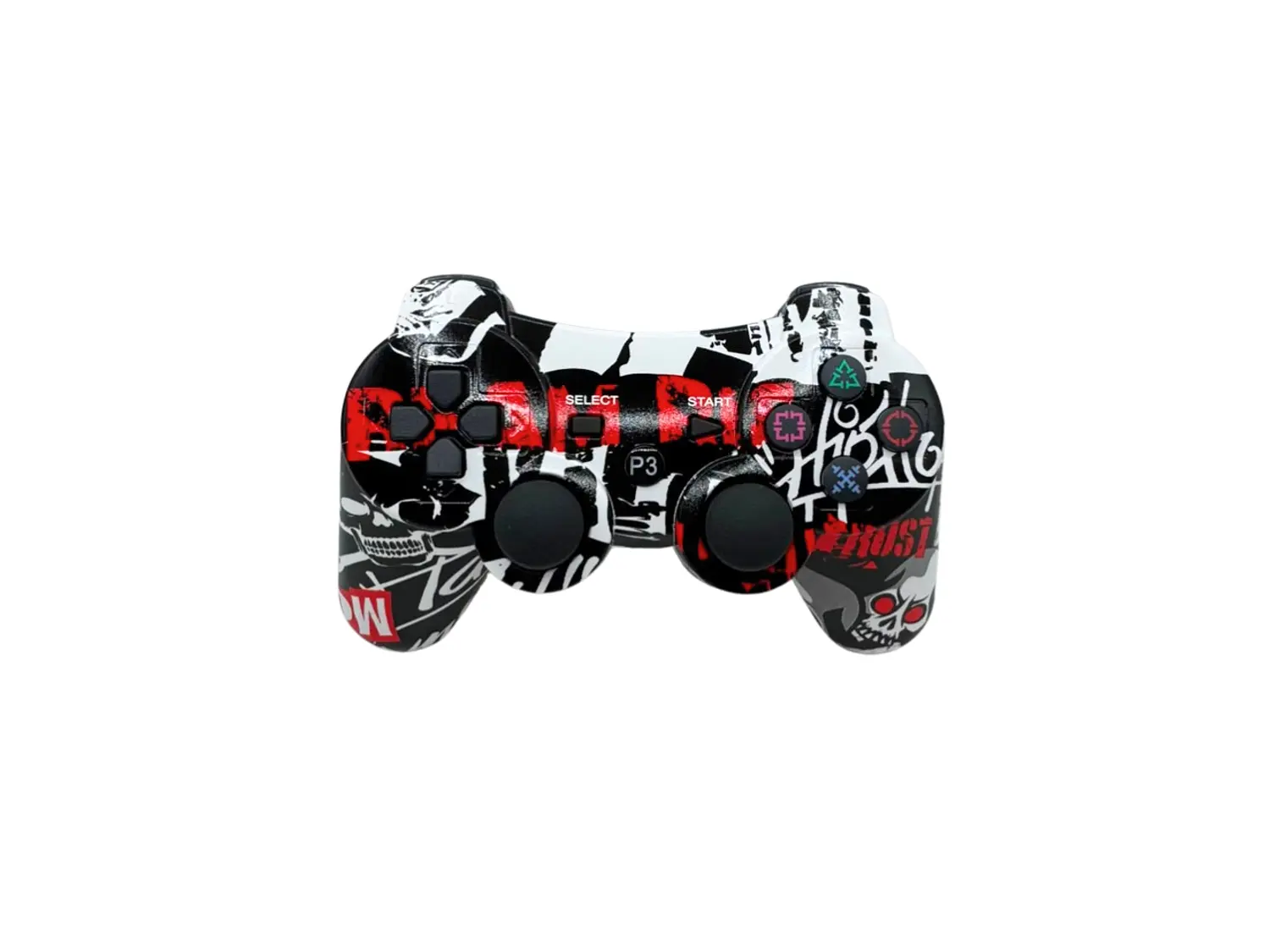 Control Panther Ps3 ,Bluetooth, Color Grefiti Rojo 1