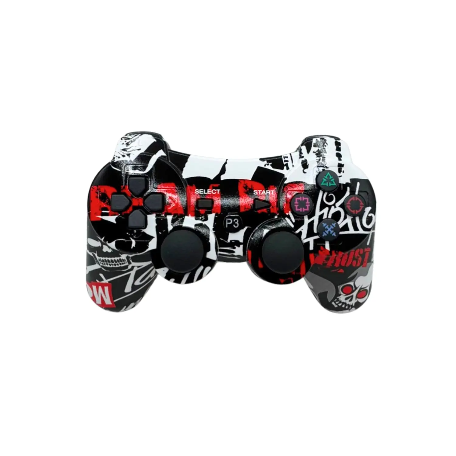 Control Panther Ps3 ,Bluetooth, Color Grefiti Rojo 1