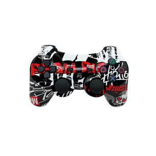 Control Panther Ps3 ,Bluetooth, Color Grefiti Rojo