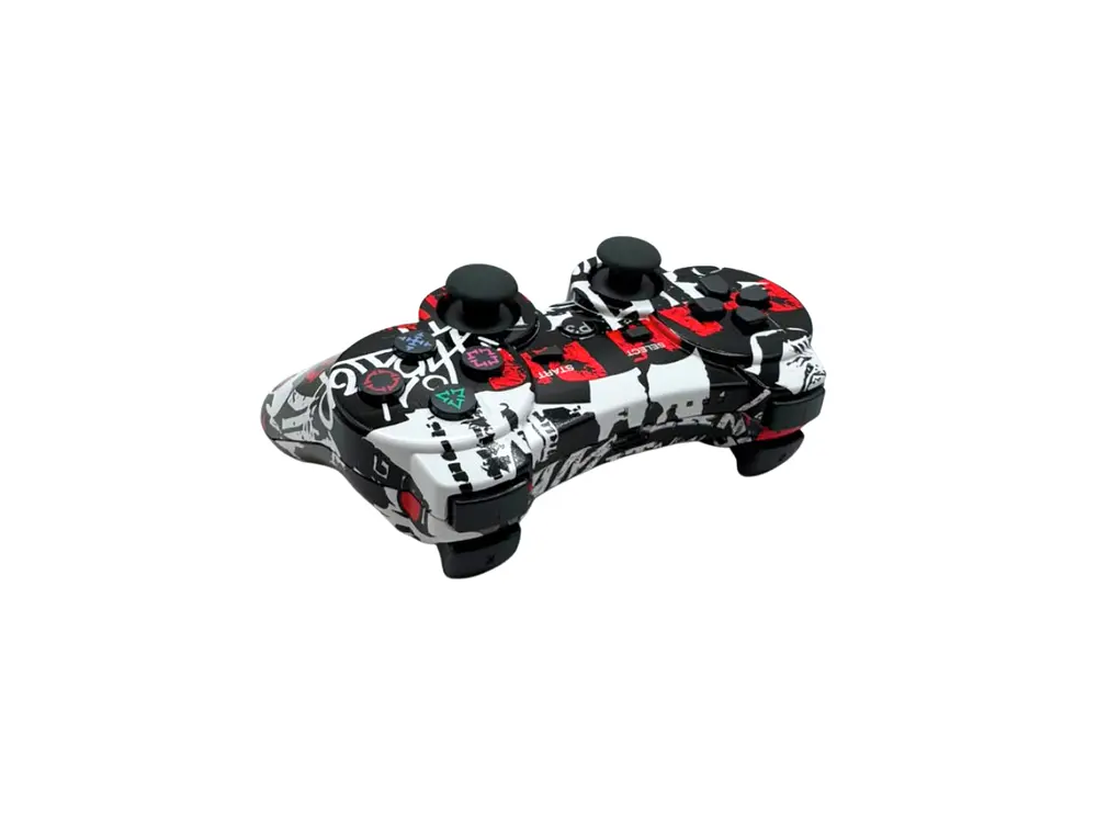 Control Panther Ps3 ,Bluetooth, Color Grefiti Rojo 3
