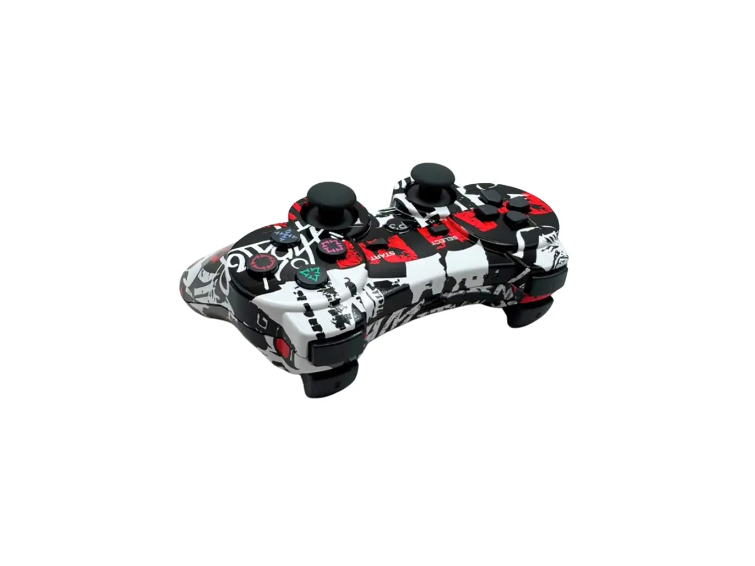 Control Panther Ps3 ,Bluetooth, Color Grefiti Rojo 3
