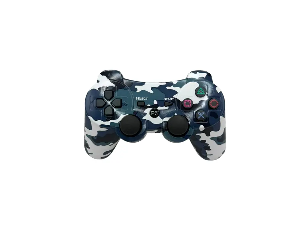 Control Panther Ps3 ,Bluetooth, Color Camuflado Azul 1