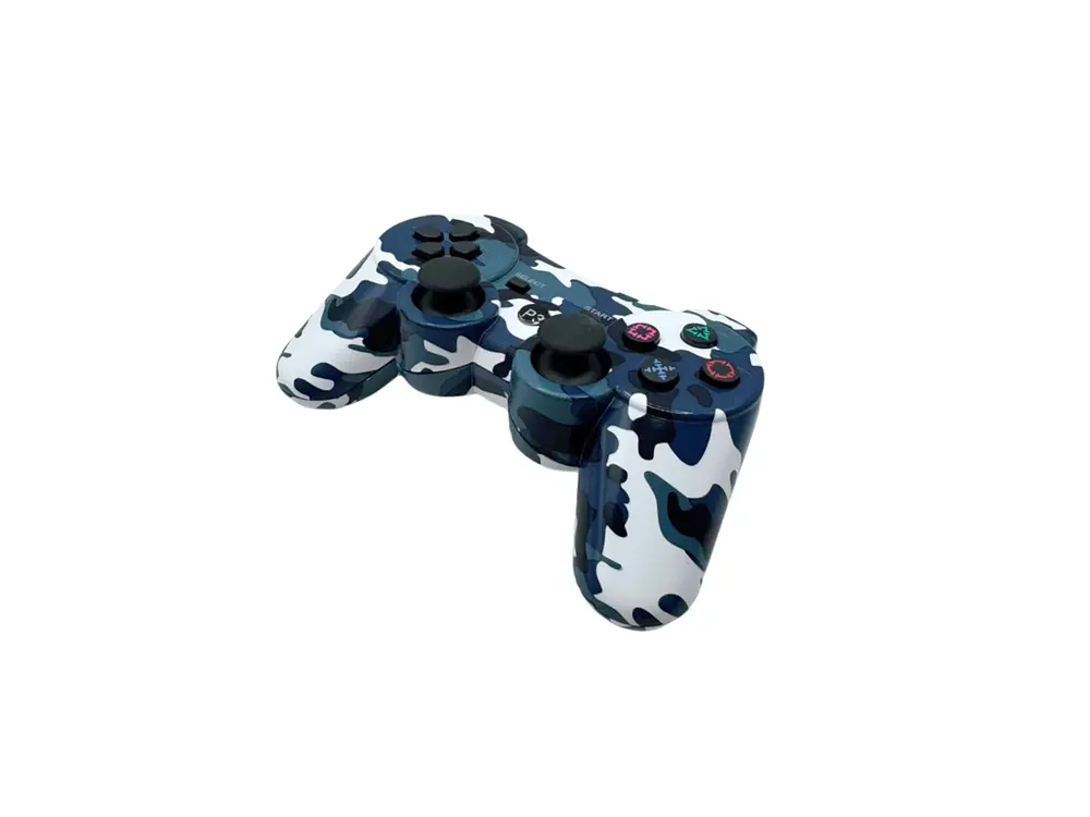 Control Panther Ps3 ,Bluetooth, Color Camuflado Azul 2