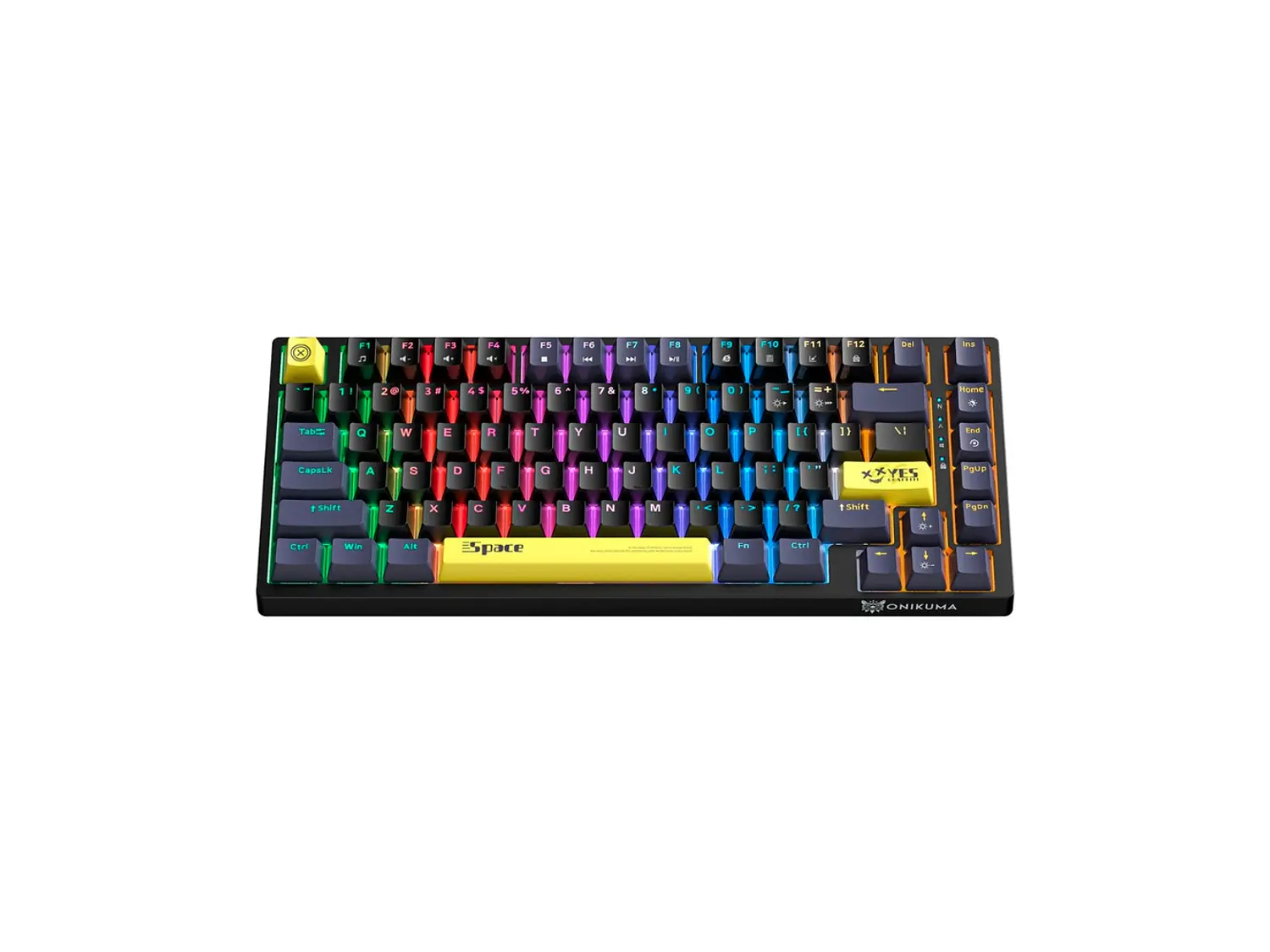 Teclado Gamer Mecánico Onikuma G52, Color Negro 1