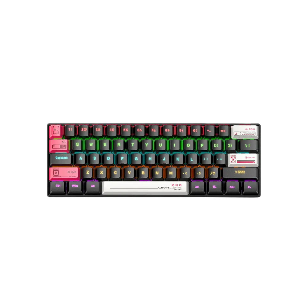 Teclado Gamer Mecánico Onikuma G55, Color Negro 1