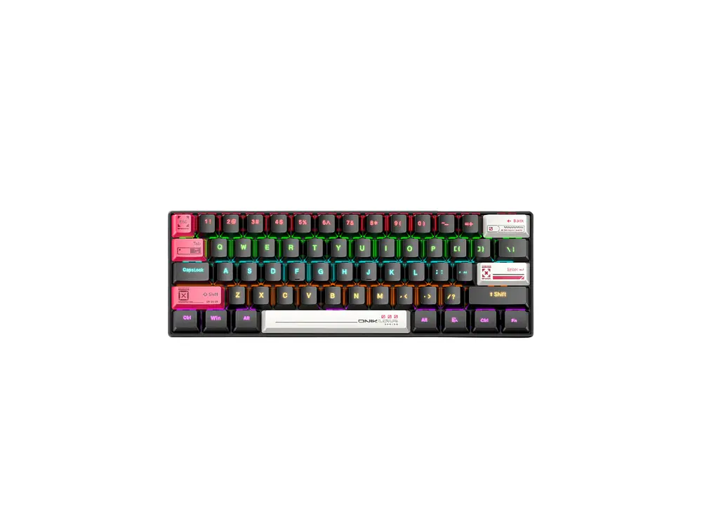 Teclado Gamer Mecánico Onikuma G55, Color Negro 1