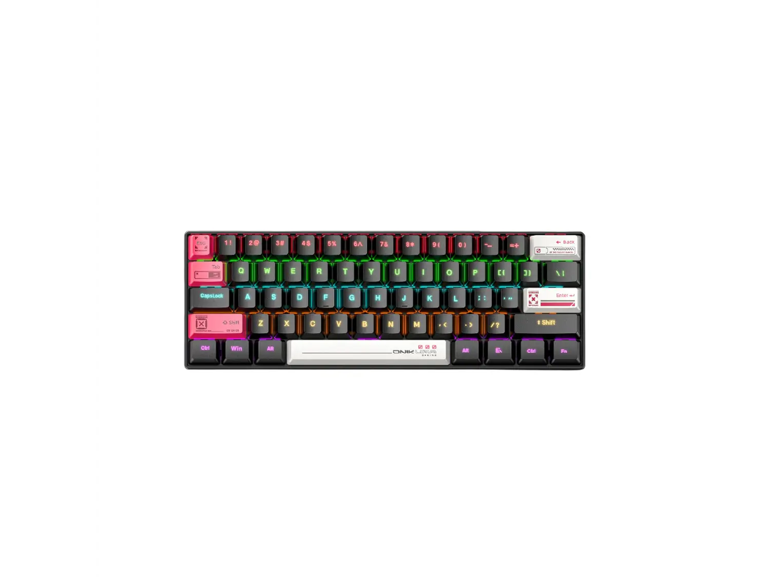 Teclado Gamer Mecánico Onikuma G55, Color Negro 1