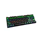 Teclado Gamer Mecánico CollarWali QK87H, Color Negro, Switch Red Hot Swap - Miniatura 1