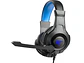 Audífono Gamer GameNote H2031D E-SPORTS Jack 3.5mm, Azul - Miniatura 1