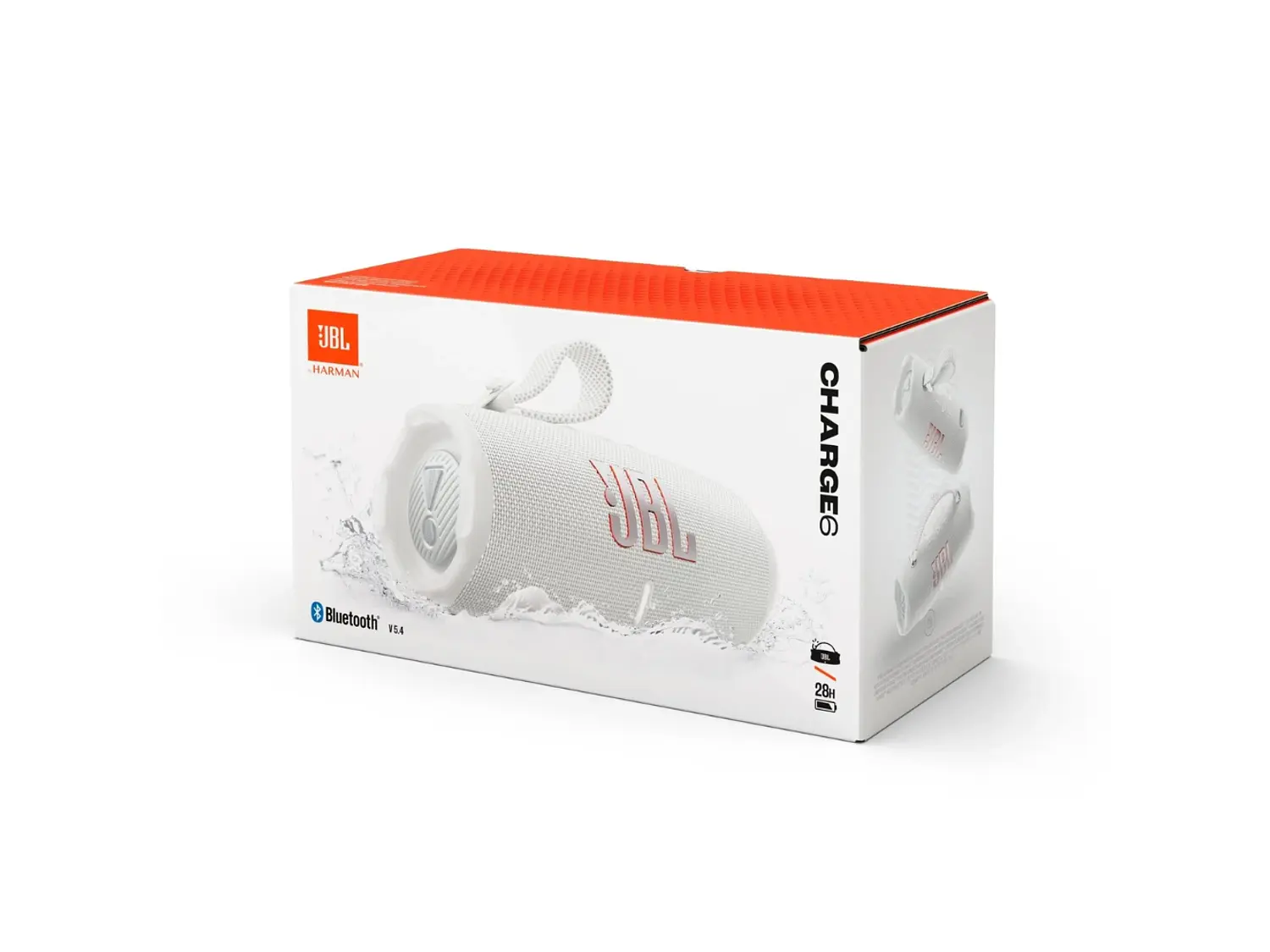 Altavoz portátil JBL Charge 6 ,Bluetooth, Color Blanco 3