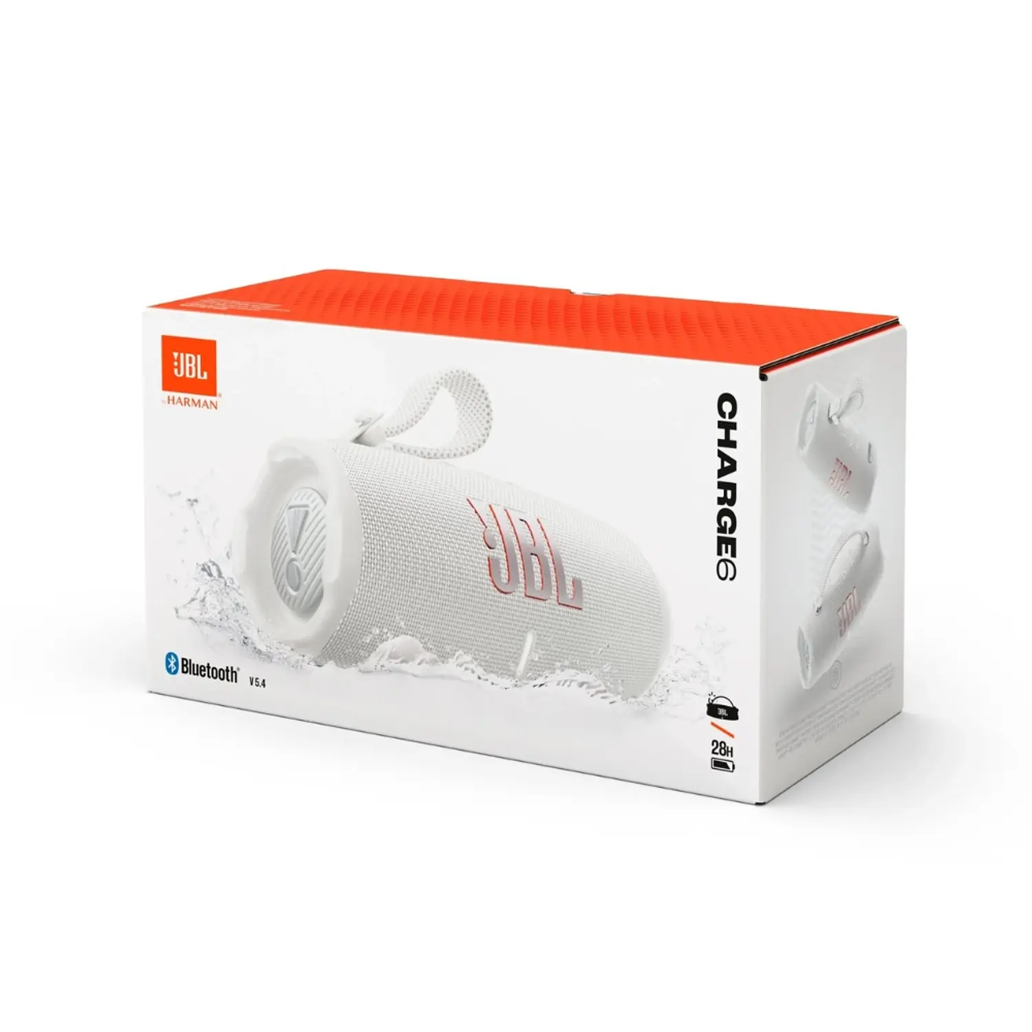 Altavoz portátil JBL Charge 6 ,Bluetooth, Color Blanco 3