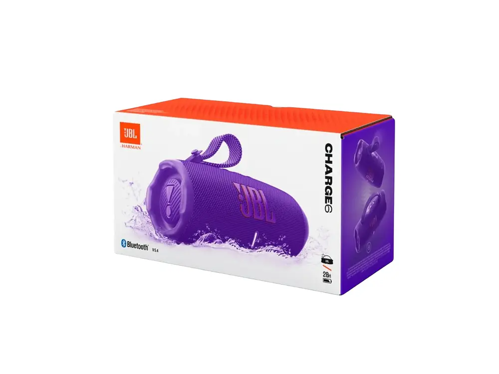 Altavoz portátil JBL Charge 6 ,Bluetooth, Color Morado 3
