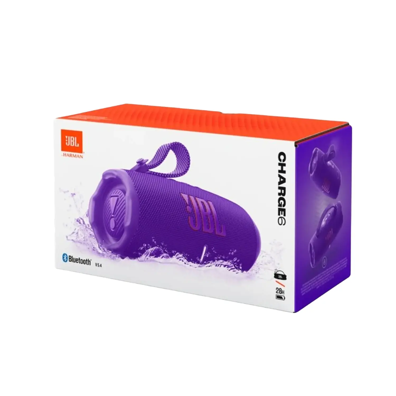 Altavoz portátil JBL Charge 6 ,Bluetooth, Color Morado 3