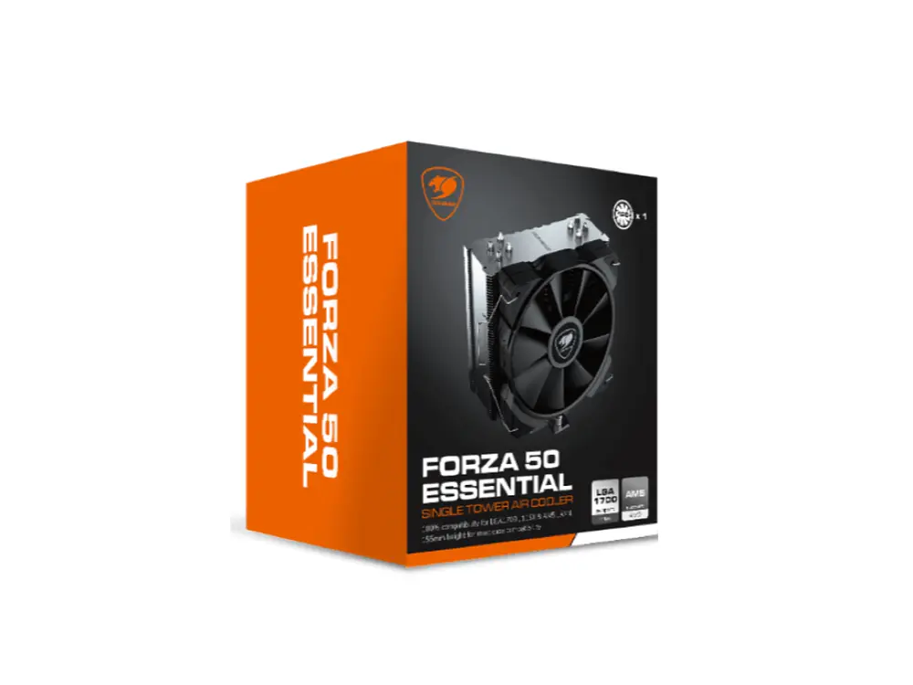 Disipador Cpu Cougar Forza 50 Essential, AM5, LGA1700 2