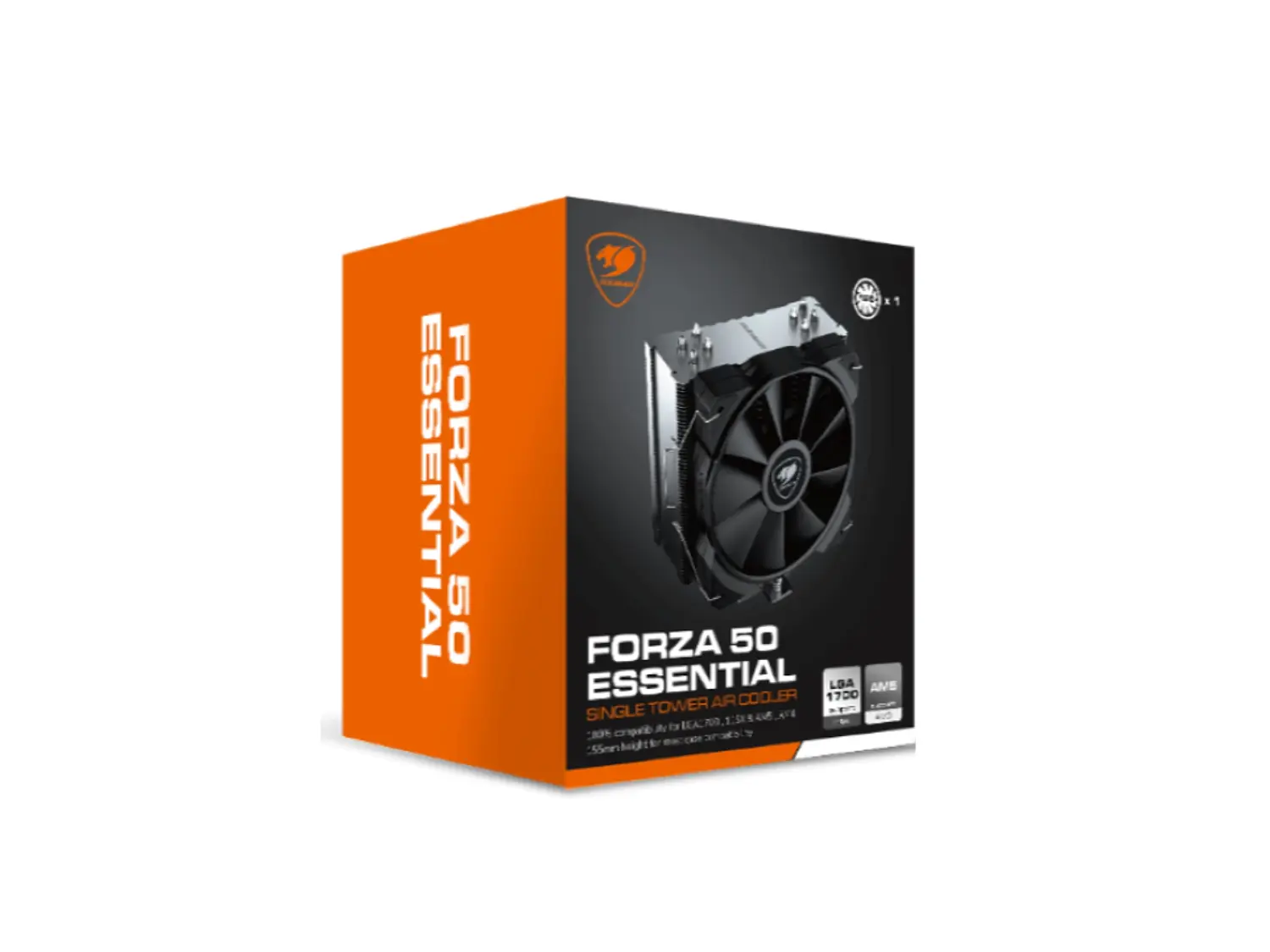 Disipador Cpu Cougar Forza 50 Essential, AM5, LGA1700 2