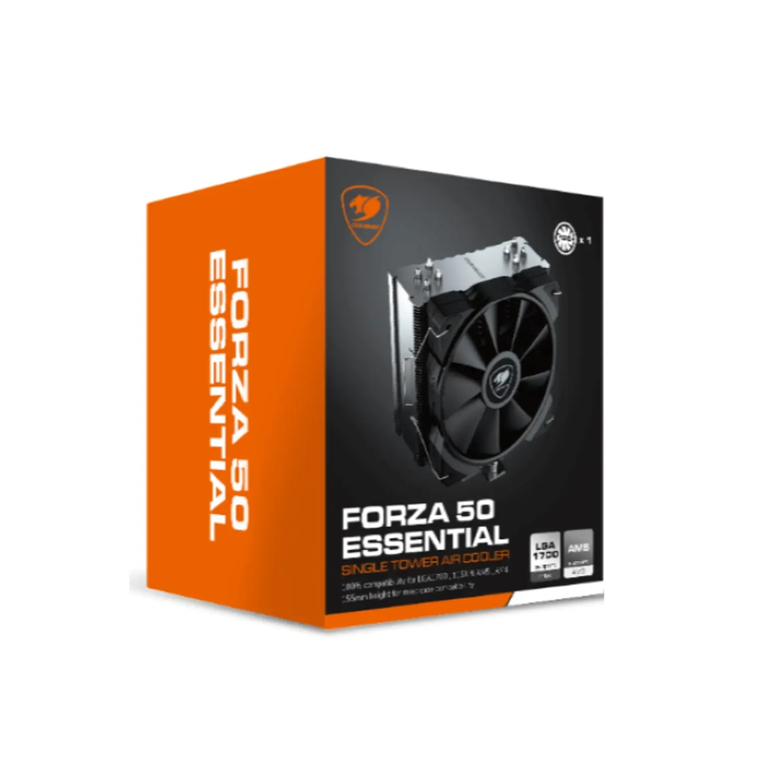 Disipador Cpu Cougar Forza 50 Essential, AM5, LGA1700 2