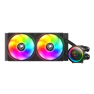 Refrigeración Líquida CPU Cougar Poseidon Elite 240 ARGB, AM5, LGA1851, Color Negro