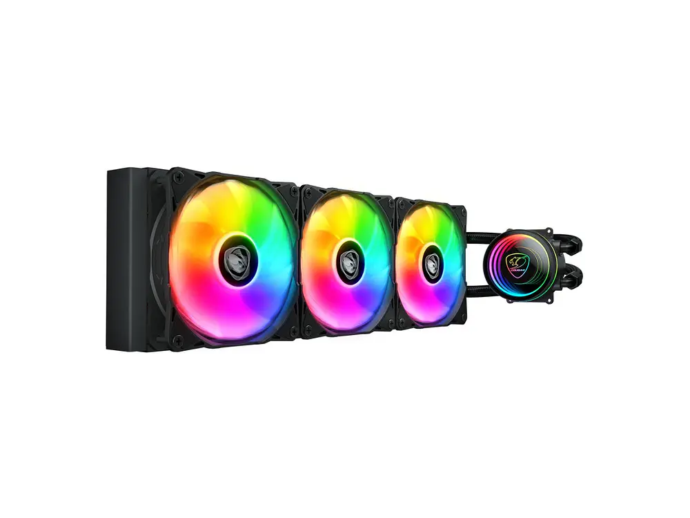 Refrigeración Líquida CPU Cougar Poseidon Elite 360 ARGB, AM5,  LGA1851, Color Negro 3