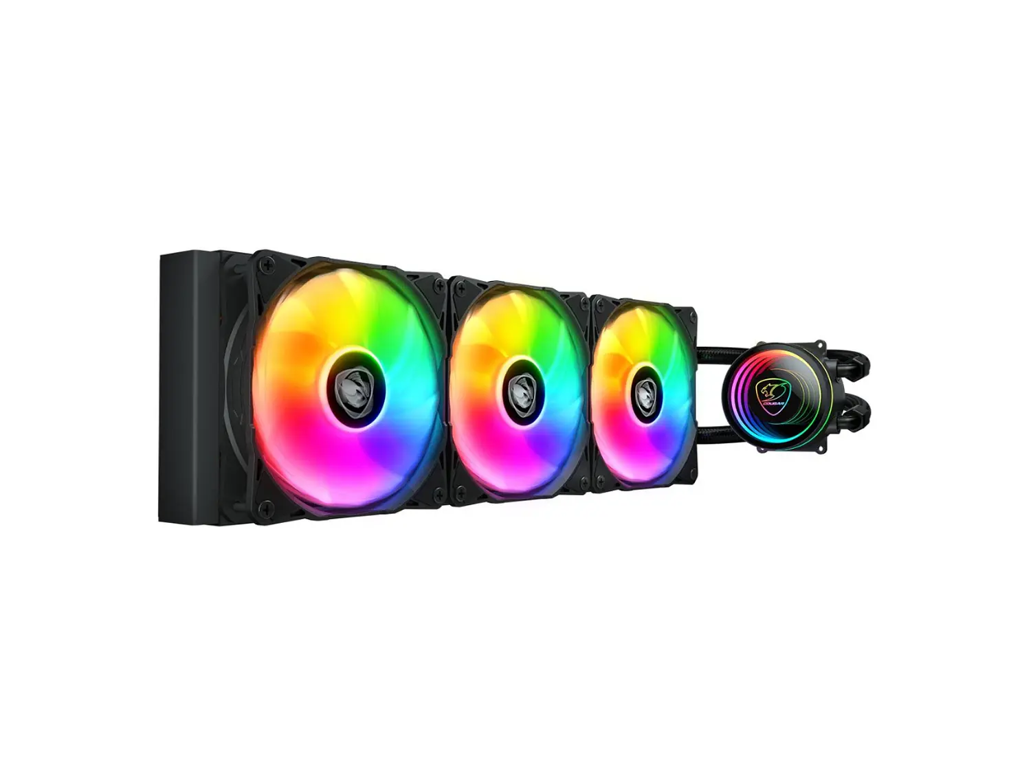 Refrigeración Líquida CPU Cougar Poseidon Elite 360 ARGB, AM5,  LGA1851, Color Negro 3
