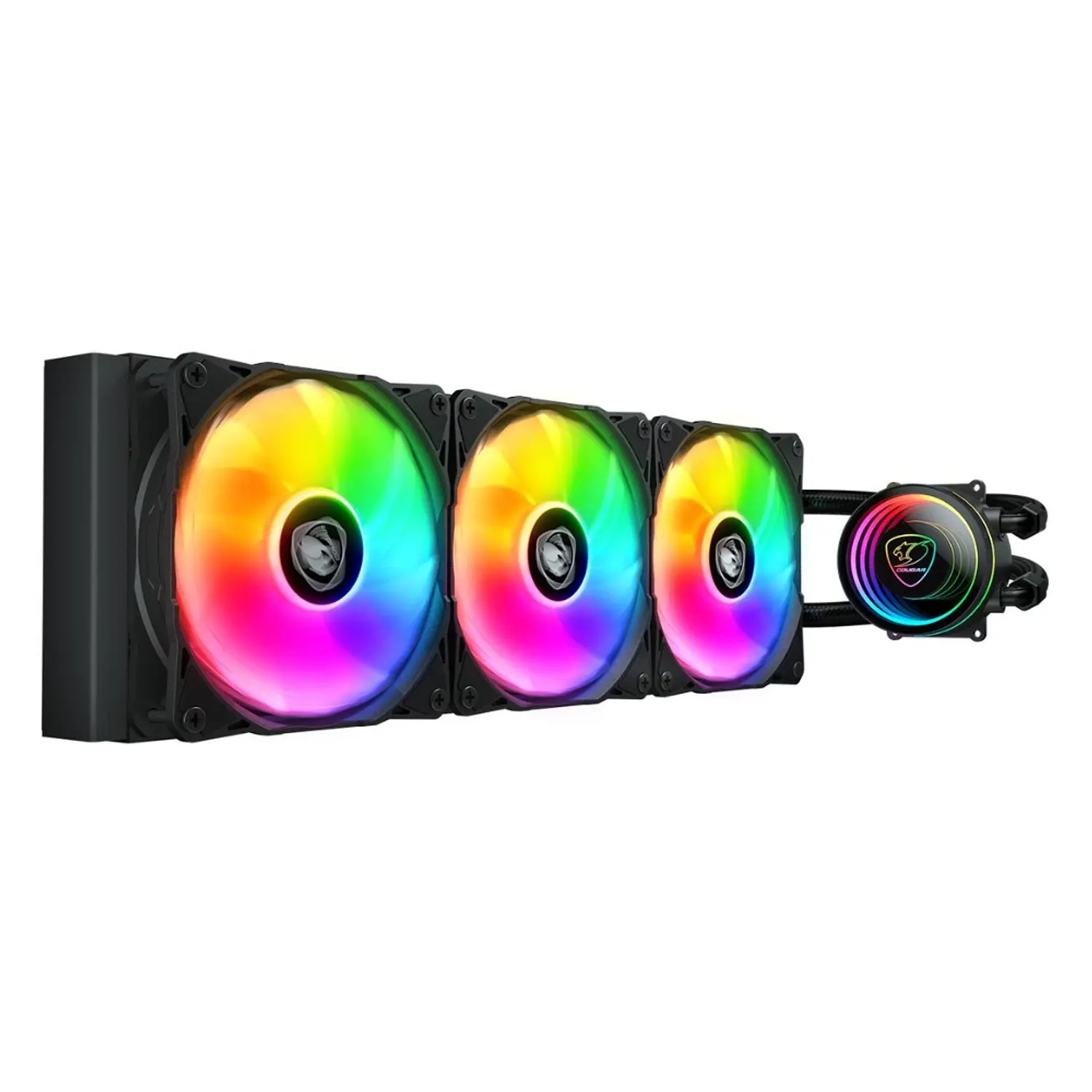 Refrigeración Líquida CPU Cougar Poseidon Elite 360 ARGB, AM5,  LGA1851, Color Negro 3