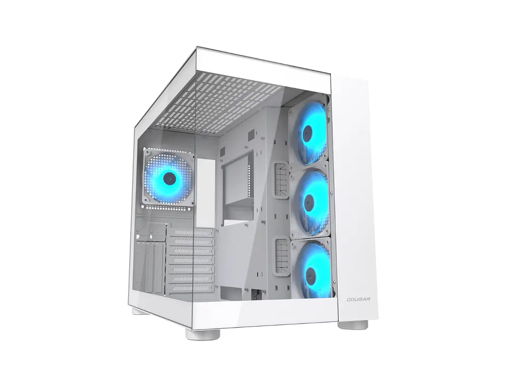 Gabinete Pc Cougar FV150 RGB, Color Blanco 1