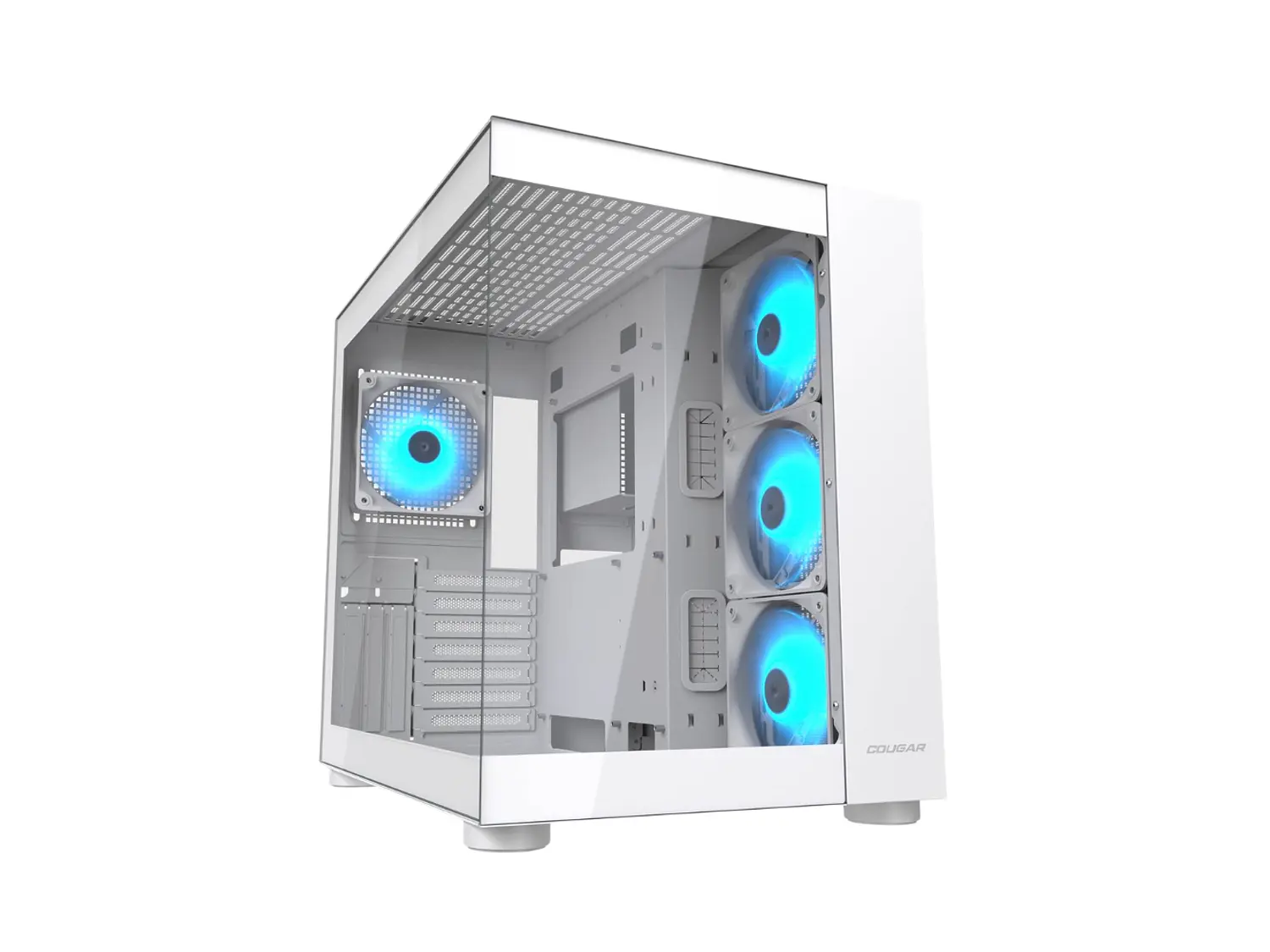Gabinete Pc Cougar FV150 RGB, Color Blanco 1