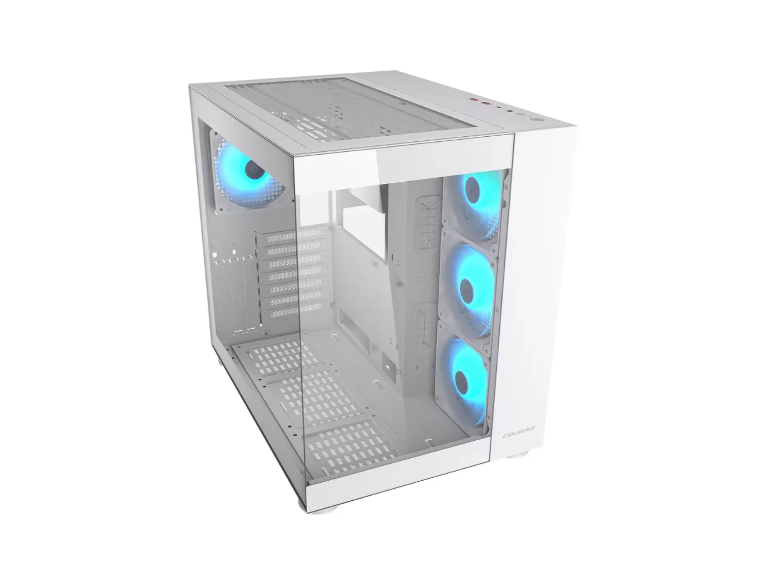 Gabinete Pc Cougar FV150 RGB, Color Blanco 2