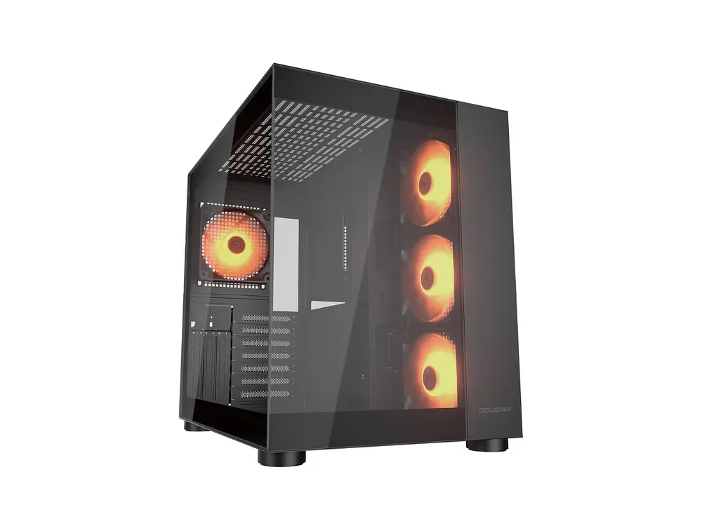 Gabinete Pc Cougar FV150 RGB, Color Negro 1
