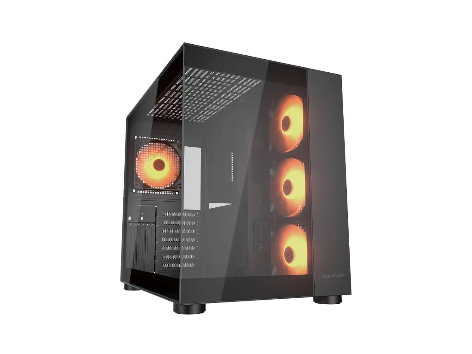 Gabinete Pc Cougar FV150 RGB, Color Negro 1
