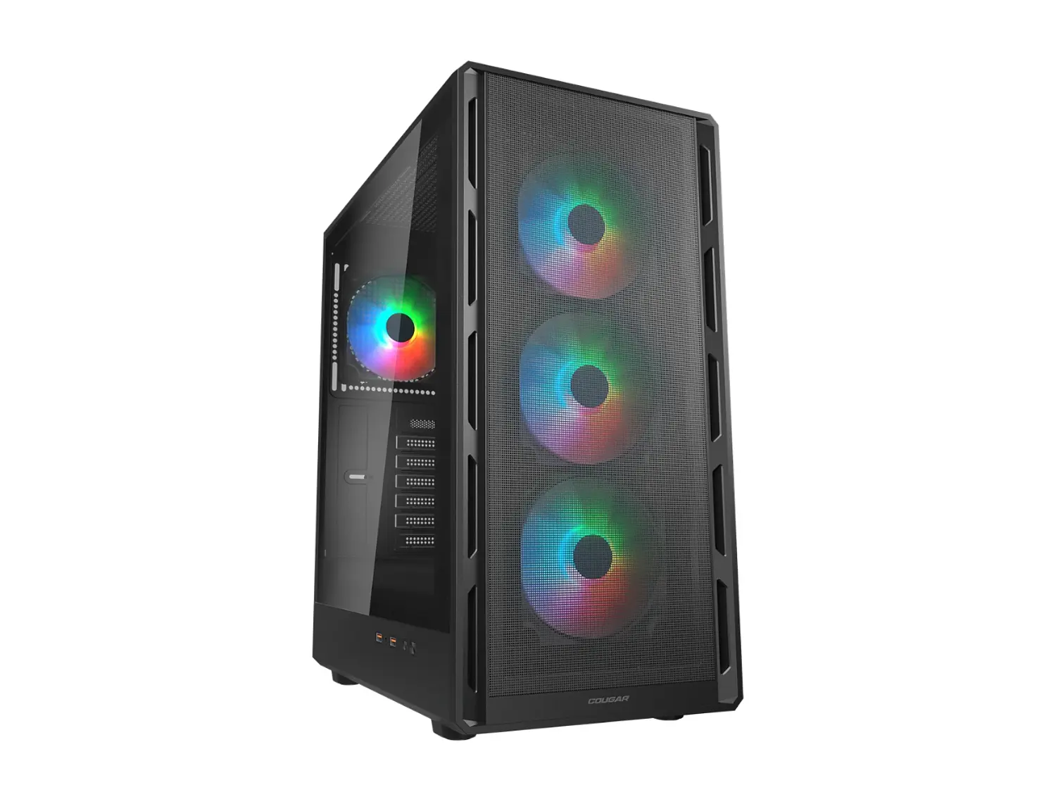 Gabinete Pc Cougar Airface Pure RGB, Color Negro 1